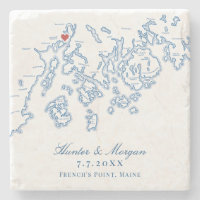Frankreichs Point Stockton Springs Maine Map Weddi