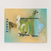 Frankreichs Vintage-Reiseplakat Puzzle (Horizontal)