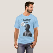 Franks Kinder hellblaues Shirt/Schwarzer Text T-Shirt (Vorne ganz)