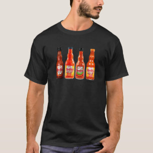 Franks RedHot Flaschen scharfe Soße lustig T-Shirt