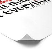 Frank's Redhot I Put That On Everything Hot Sauce  Poster (Ecke)