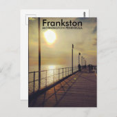Frankston Pier, Victoria, Australien Postkarte (Vorne/Hinten)