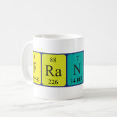 Franky Periodenname Tasse (Vorderseite Links)