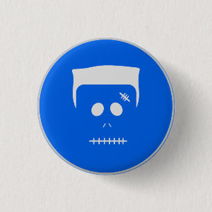 Franky Zombie Logo Button