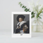 Frans Hals #12 - Fine Art Postcard Postkarte (Stehend Vorderseite)