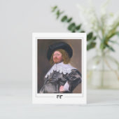 Frans Hals #169 - Fine Art Postcard Postkarte (Stehend Vorderseite)