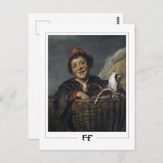 Frans Hals #171 - Fine Art Postcard Postkarte (Vorne/Hinten)