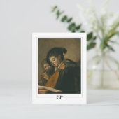 Frans Hals #216 - Fine Art Postcard Postkarte (Stehend Vorderseite)
