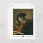 Frans Hals #216 - Fine Art Postcard Postkarte (Vorne/Hinten)