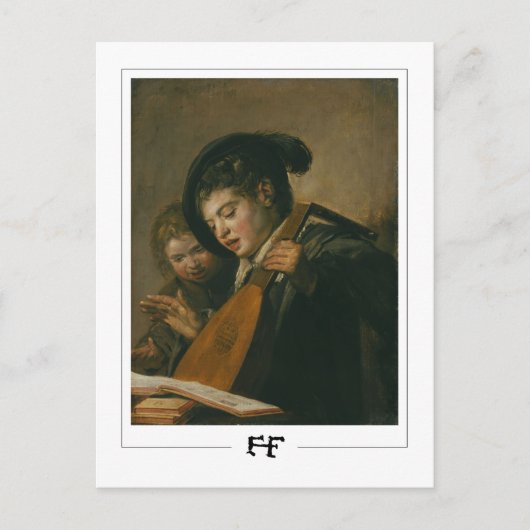 Frans Hals #216 - Fine Art Postcard Postkarte (Vorderseite)