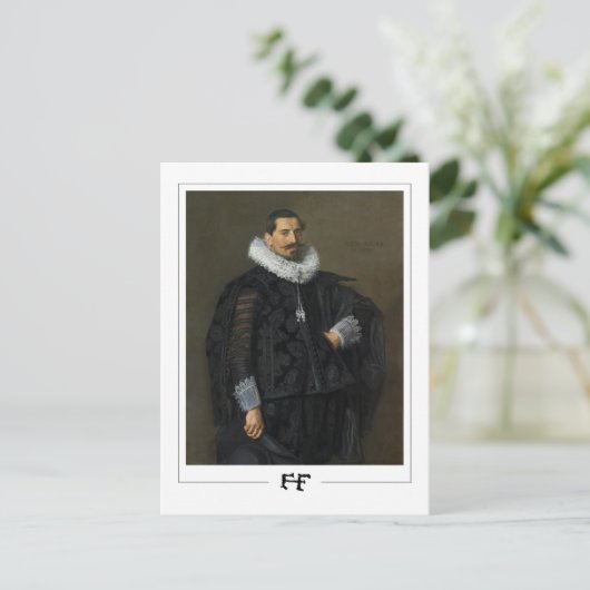 Frans Hals #222 - Fine Art Postcard Postkarte (Stehend Vorderseite)