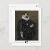 Frans Hals #222 - Fine Art Postcard Postkarte (Vorne/Hinten)