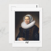 Frans Hals #225 - Fine Art Postcard Postkarte (Vorne/Hinten)