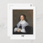 Frans Hals #297 - Fine Art Postcard Postkarte (Vorne/Hinten)
