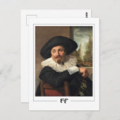 Frans Hals #2 - Fine Art Postcard Postkarte (Vorne/Hinten)