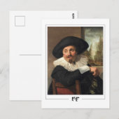 Frans Hals #2 - Kunstpostkarte Postkarte (Vorne/Hinten)