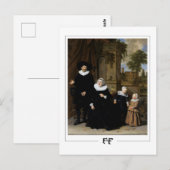 Frans Hals #5 - Fine Art Postcard Postkarte (Vorne/Hinten)