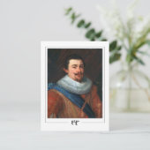 Frans Hals #7 - Fine Art Postcard Postkarte (Stehend Vorderseite)