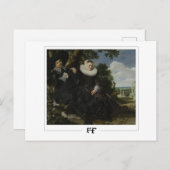 Frans Hals #82 - Fine Art Postcard Postkarte (Vorne/Hinten)