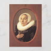 Frans Hals- Anna van der Aar Postkarte (Vorderseite)