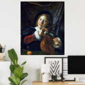 Frans Hals Boy mit einer Lute Poster (Heimbüro)