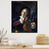 Frans Hals Boy mit einer Lute Poster (Küche)