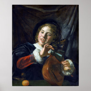 Frans Hals Boy mit einer Lute Poster
