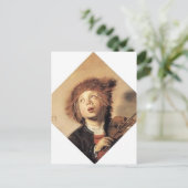 Frans Hals - Ein Junge mit Viol Postkarte (Stehend Vorderseite)