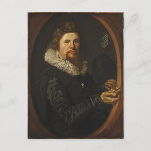 Frans Hals - Portrait eines Mannes Postkarte (Vorderseite)