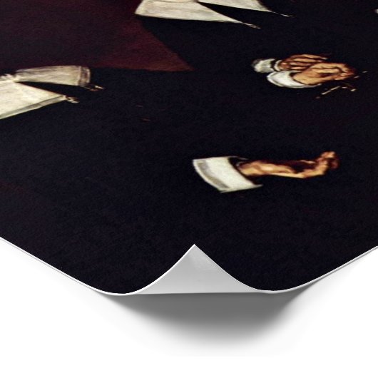 Frans Hals - Porträt der Regengruppen Poster (Ecke)