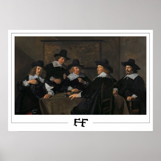 Frans Hals Zedign Art Poster #66 (Vorne)