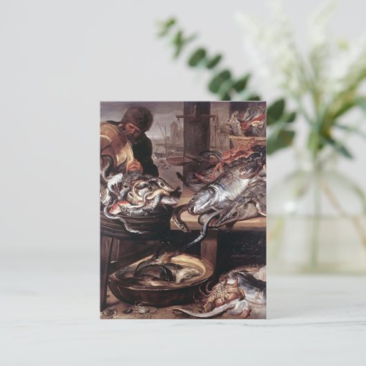 Frans Snyders - Der Fishmonger Postkarte (Stehend Vorderseite)