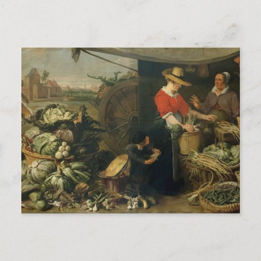 Frans Snyders - Ein Obststand Postkarte (Vorderseite)
