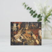 Frans Snyders - Kitchen Still Life Postkarte (Stehend Vorderseite)