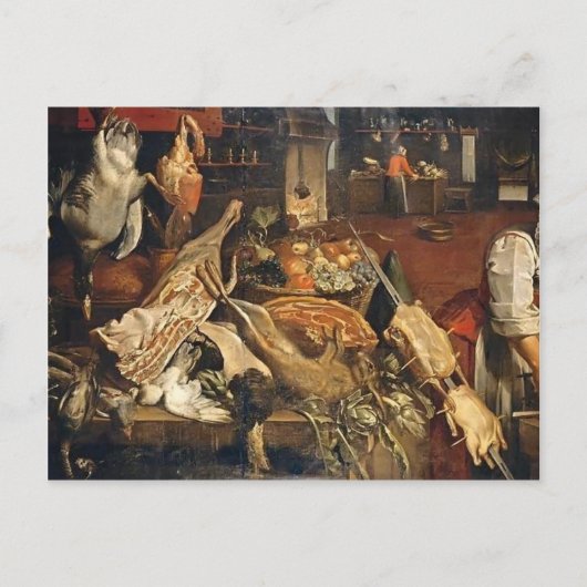 Frans Snyders - Kitchen Still Life Postkarte (Vorderseite)