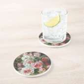 Frans Verhas Vintag Bouquet von Rose Getränkeuntersetzer (Seite)