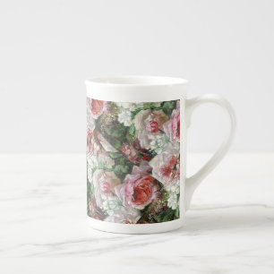 Frans Verhas Vintag Bouquet von Rose Porzellantasse