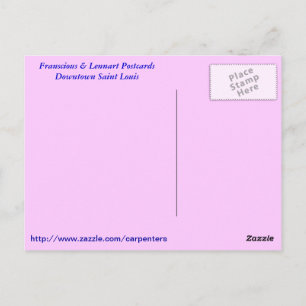 Franscious und Lennart im Zentrum von Saint-Louis Postkarte