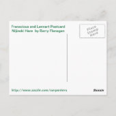 Franscious und Lennart Nijinski Hare Postcard Postkarte (Rückseite)