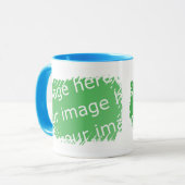 Fransen-Grenzentwurf - 2 mit Seiten versehen Tasse (Vorderseite Links)