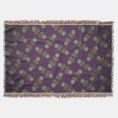 Fransendecke mit Purpurblüte Decke (Vorderseite)