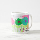 Frantabuläre Blume Kaffeetasse (VorderseiteRechts)