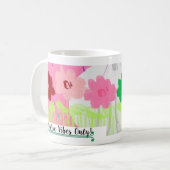 Frantabuläre Blume Kaffeetasse (Vorderseite Links)