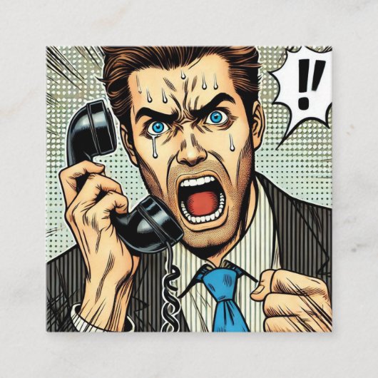 Frantic Call Telefonnummerkarte (Vorderseite)