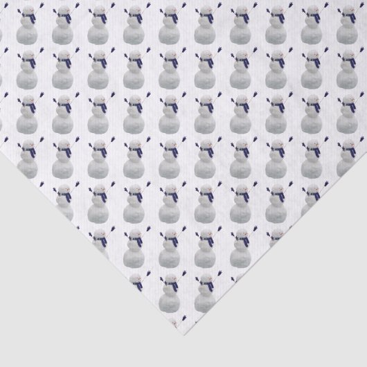 Frantic Snowman Seidenpapier (Ausschnitt)