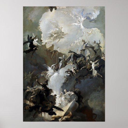 Franz Anton Maulbertsch Die Verherrlichung Poster (Vorne)