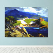 Franz Bischoff - Cypress Green Leinwanddruck (Insitu (Holzboden))