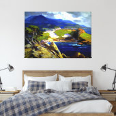 Franz Bischoff - Cypress Green Leinwanddruck (Insitu (Schlafzimmer))