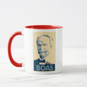 Franz Boas-Plakat-politische Parodie Tasse