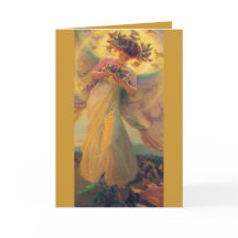 Franz Dvorak Angel of Birds CC0429 Birthday Card